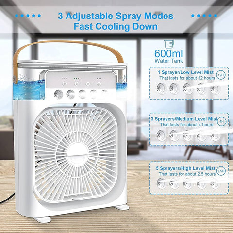 Portable Air Conditioners Cooling Fan  (Free Delivery + Cash On Delivery)